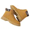 Botas Martin de caña alta para hombre para Otoño e Invierno, Zapatos de trabajo versátiles estilo coreano, Zapatos casuales de moda y tendencia para hombre, Antideslizantes