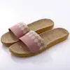 Novas Chinelos de Casa para Casal Chinelos de Algodão e Linho Femininos Casa Antiderrapante Masculino e Feminino Sola Grossa Verão Atacado