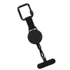 Clip de Cable de Acero con Hebilla de Fácil Tracción para Montañismo al Aire Libre, Insignia, Clip para Cinturón Trasero, Llavero Retráctil Automático, Portatarjetas