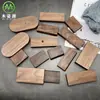Trofeo de Cristal Personalizado de Fábrica Medalla Base Acrílica de Madera Base de Nogal Negro Adornos Soporte de Madera Soporte de Madera
