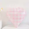 Globos de Papel de Aluminio en Forma de Corazón de 18 Pulgadas | Globo de Película de Aluminio Cuadros a Cuadros para Fotografía de Cumpleaños, Boda, Aniversario y Fiesta de Cumpleaños