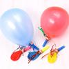 Silbato de seda dorada silbato de globo suministros para fiesta utilería de payaso juguetes educativos para puesto infantil al por mayor