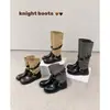 Botas estilo francês com fivela ~ fivela de cinto retrô, botas de montaria de cano médio coloridas para mulheres, nova coleção outono/inverno 2026, botas longas estilo western