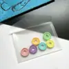 Mini bolsa de archivo transparente de PP, bolsa pequeña para guardar documentos, bolsa de archivo con botón a presión.