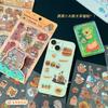 Kapibala adesivos infantis de desenho animado fofos à prova d'água adesivos de goo para colagem material decorativo DIY para diário adesivos de capivara