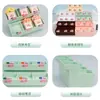 Suporte de Exibição Mini de Armazenamento Fofo de Desenho Animado Simulador Brinquedo DIY Casa de Bonecas Modelo de Cena Casa de Brincar Brinquedo