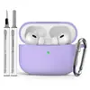 Adecuado para Auriculares Bluetooth AirPods 4/5 Pro3/Pro2 Color Puro Silicona Pieza Única Juego de Bolígrafos de Limpieza Cubierta Protectora