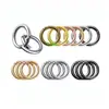Acessórios de hardware para bagagem fivela de mola de liga de zinco argola de mola aberta fivela de mochila anel redondo círculo fivela de montanhismo
