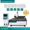 Máquina de corte a laser de fibra de corte direto de fábrica máquina de corte a laser de chapa metálica de aço inoxidável ferro placa aço carbono