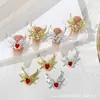 Acessórios para Unhas com Laço de Diamante Pérola Morcego Amor Diamante Borboleta Unha Usável Decoração de Unha Acessórios para Unhas de Liga