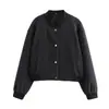 Ropa de mujer al por mayor transfronteriza estilo europeo y americano moda simple de un solo botón suave chaqueta abrigo de tweed para mujer primavera y otoño
