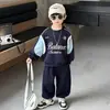 Conjunto de Otoño para Niños 2026 Nuevo Sudadera Genial y Elegante para Bebé Ropa Deportiva de Moda para Niños Primavera y Otoño Tendencia