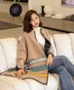 Xale Cachecol para Qipao Duas em Um Toque de Luxo Outono/Inverno Acolchoado Quente Cachecol de Camélia Moderno Versátil