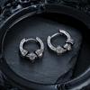 Aretes de Diseño Único con Patrón de Hierba Tang, Aretes Atractivos para Niños, Aretes de Nicho para Hombres y Mujeres, Joyería de Moda al Mayoreo