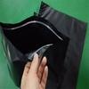 Bolsa de plástico negra bolsa sellada pe opaca bolsa autosellante bolsa de plástico negra privacidad instrumento apretado bolsa de sellado oscuro color