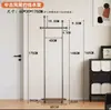 Perchero de Metal para Uso Doméstico, Perchero de Pie Simple y Lujoso para Dormitorio, Sala de Estar, Entrada, Pequeño Perchero Móvil de Pie