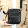 Europa e Estados Unidos bolsa masculina transfronteiriça bolsa de mensageiro casual de couro masculina bolsa de ombro de couro de camada superior bolsa pequena masculina a tiracolo atacado