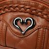 Bolsos para Mujer 2024 Tendencia Primavera y Verano Bolso Bandolera de Hombro Único Moderno Bolso para Mujer de Mediana Edad Color Contrastante Multicapa Cuero Lavado Gran Capacidad Bolso Pequeño