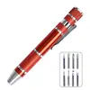 Conjunto de Chaves de Fenda Tipo Caneta 8 em 1 Liga de Alumínio Tipo Caneta Manual Chave de Fenda Phillips Chave de Fenda de Ponta Chata