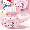 Toalha de Algodão Macia com Padrão de Pérola Autenticada Sanrio Hello Kitty Toalha Descartável para Lavar o Rosto Desenho Animado Cinnamomum Dog Toalha Suavizante