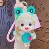 Llavero Colgante de Peluche de Dibujos Animados Lindo Pareja Coche Mochila Escolar Llavero Colgante Regalo Venta al por Mayor