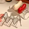 Jabonera de acero inoxidable, caja de jabón simple, soporte de jabón para baño, caja escurridora de jabón para el hogar, escurridor de jabón creativo