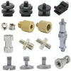 Adaptador de tornillo de conversión para trípode de cámara SLR, adaptador de tuerca de 1/4 a 3/8 para accesorios de gimbal y soporte para teléfono