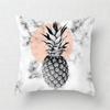 Deseo AliExpress ebay explosiones transfronterizas funda de almohada geométrica de mármol nórdico impresión de franela almohada creativa