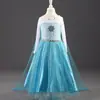 Vestido de Anna Elsa de Frozen Exportación Europea y Americana Ropa Infantil Vestido para Niñas Vestido de Festival para Niños