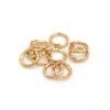 200 Piezas/Paquete, Anillo Cerrado Electroplateado Listo para Usar, Anillo de Hierro que Conserva el Color, Anillo Abierto Hecho a Mano para DIY, Accesorios de Joyería de Círculo Único