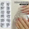 Mini Diamante 12 Grades Pequenos Formatos Especiais Fundo Plano Joias para Nail Art Diamante Pacote Misto de Acessórios Vestíveis Elfo Quente Coloridos