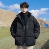 Venta al por mayor transfronteriza Moda de invierno 2025 Versátil Cuello alto Chaqueta nueva Hombres y mujeres Pareja Ropa engrosada
