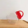 540ml750ml1200ml2500ml garrafa plástica inclinada transparente PET lata plástica portátil barril (K200)