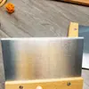Cortador de massa de madeira de faia, raspador de massa de aço inoxidável, raspador de macarrão de arroz, faca para cortar massa, raspador de bolo, ferramenta raspadora para confeitaria