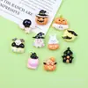 Novos mini acessórios de resina com glitter para Halloween DIY à mão cola de creme capa de celular acessórios de cabelo material de corda de cabelo lote