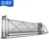 Acero Inoxidable Puerta Corredera Escuela Fábrica Puerta Eléctrica Puerta Telescópica Segmentada Sin Riel Suspensión Lineal Puerta Corredera