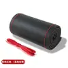Capa de Volante Costurada à Mão, Couro Microfibra, Absorvente de Suor, Respirável, Antiderrapante, Universal para Todas as Estações, Material Confortável de Microfibra
