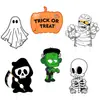 Zkb006 Decoración de Halloween de Dibujos Animados Transfronteriza para Patio, Tablero Hueco con Enchufe para Jardín, Fiesta Festiva al Aire Libre, Enchufe de Tierra