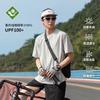 Camiseta de verano para hombre de la marca de moda IZEXX con protección UV UPF100, ligera, transpirable, versátil, informal, de secado rápido, de manga corta.