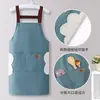 Delantal para Cocina Casera Impermeable y a Prueba de Aceite Mono de Alta Apariencia PVC Engrosado Resistente a Manchas Ropa de Trabajo para Catering Logo Personalizado