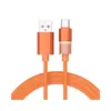 Nuevo Cable de Datos Trenzado de Carga Rápida de 100W con Luz de Colores, Cable de Carga Tipo C Doble, Adecuado para Teléfonos Móviles Apple y Huawei