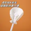 Escova Dobrável de Silicone para Uso Doméstico com Cabo Longo para Remover Manchas de Chá, Limpeza de Frestas de Liquidificador, Descontaminação de Garrafas, Escova para Copo de Vidro