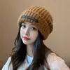Gorro de Maternidad Oso Pequeño para Verano y Otoño, Delgado y Transpirable, Adecuado para que lo Usen las Mujeres Embarazadas al Dormir, Gorro con Banda para la Cabeza a Prueba de Viento para Circunferencia de Cabeza Grande