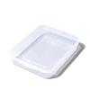 Todo tipo de borla de maquillaje caja de almacenamiento portátil terciopelo polvo seco caja vacía caja redonda pequeña caja cuadrada pequeña caja de plástico