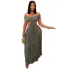 C7430 Transfronterizo Aliexpress Amazon Moda Europea y Americana para Mujer Top de Tubo Sexy Ajustado Vestido de Malla Transparente