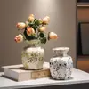 Nuevos Adornos de Cerámica Estilo Chino para Sala de Estar, Vestíbulo, Estudio, Sala de Té, Habitación Modelo, Regalos de Inauguración de Casa al por Mayor