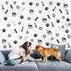 Amazon Pegatina de Pared de Huella de Perro Decoración de Habitación de Casa DIY Impermeable Dormitorio Habitación de Niños Pegatina de Pared Autoadhesiva Transfronteriza