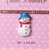 Accesorios de resina directos de fábrica, funda para teléfono con muñeco de nieve navideño, horquilla, accesorios de bricolaje