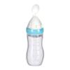 Cuchara de Silicona para Alimentar Bebés con Diseño de Ballena, Cabeza de Cuchara de PP para Suplementos Alimenticios de Bebé, Cuchara de Vajilla Infantil para Alimentar