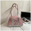 Bolso Femenino de Moda de Gran Capacidad, Diseño de Alta Gama, Bolso Cruzado de Hombro Casual para Negocios, Bolso de Mano con Estampado para el Brazo